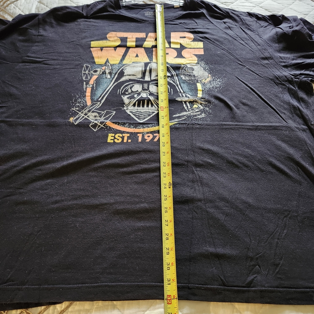 Star Wars 4XL Black Graphic Darth Vader T-Shirt - Picture 5 of 6